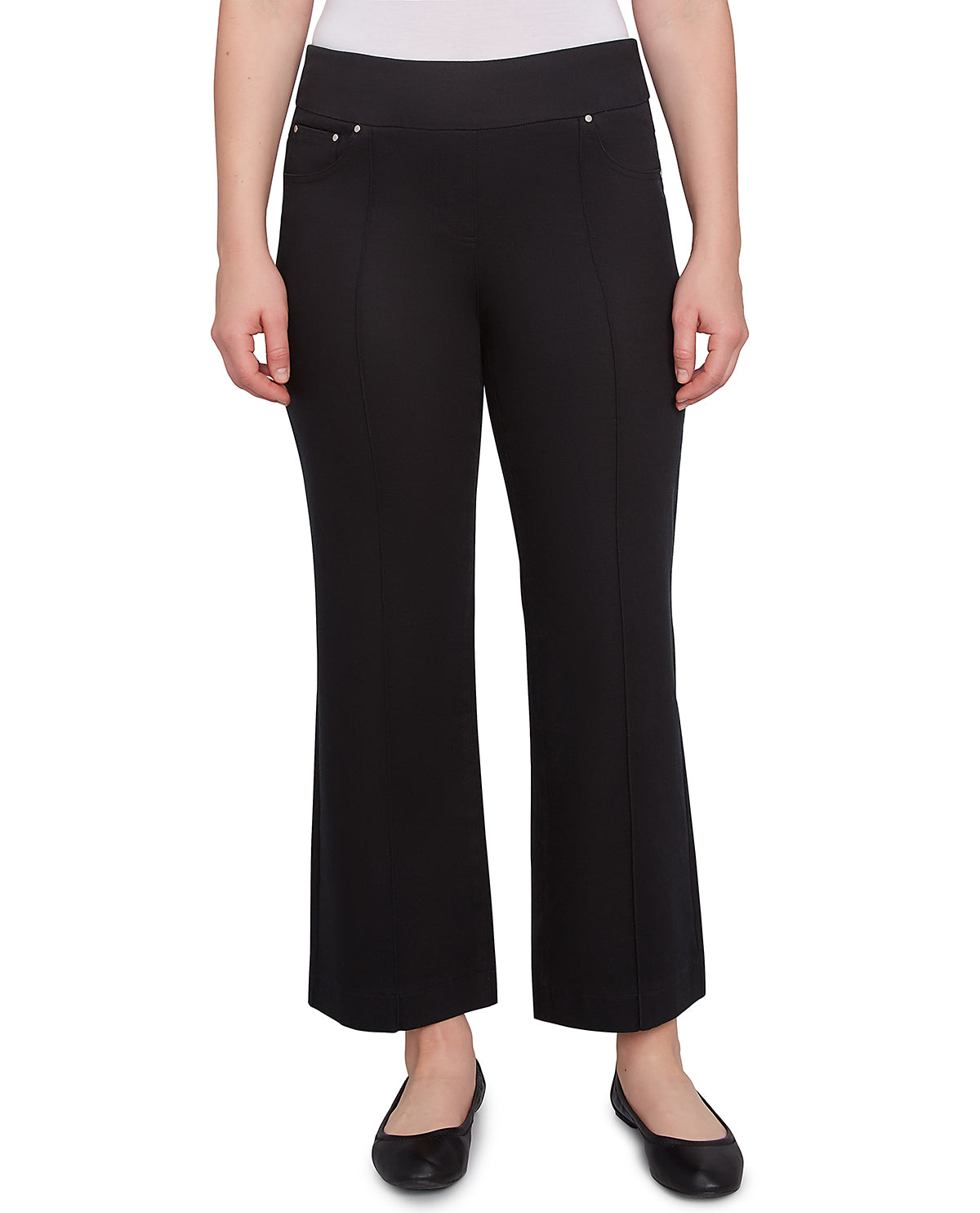 Ruby Road Missy Monochrome Moment Denim Wide Leg Pant