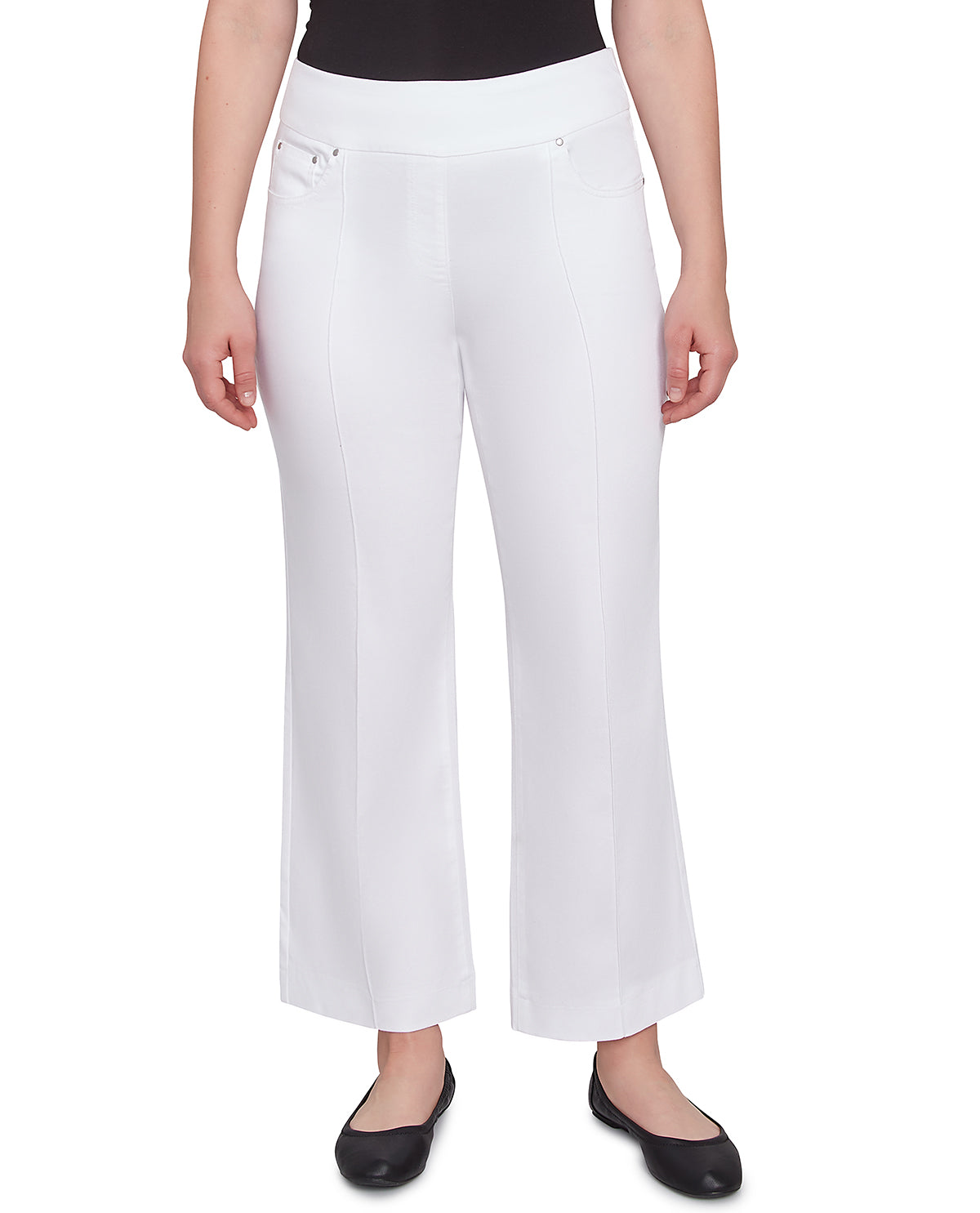 Ruby Road Missy Monochrome Moment Wide Leg Denim Pant