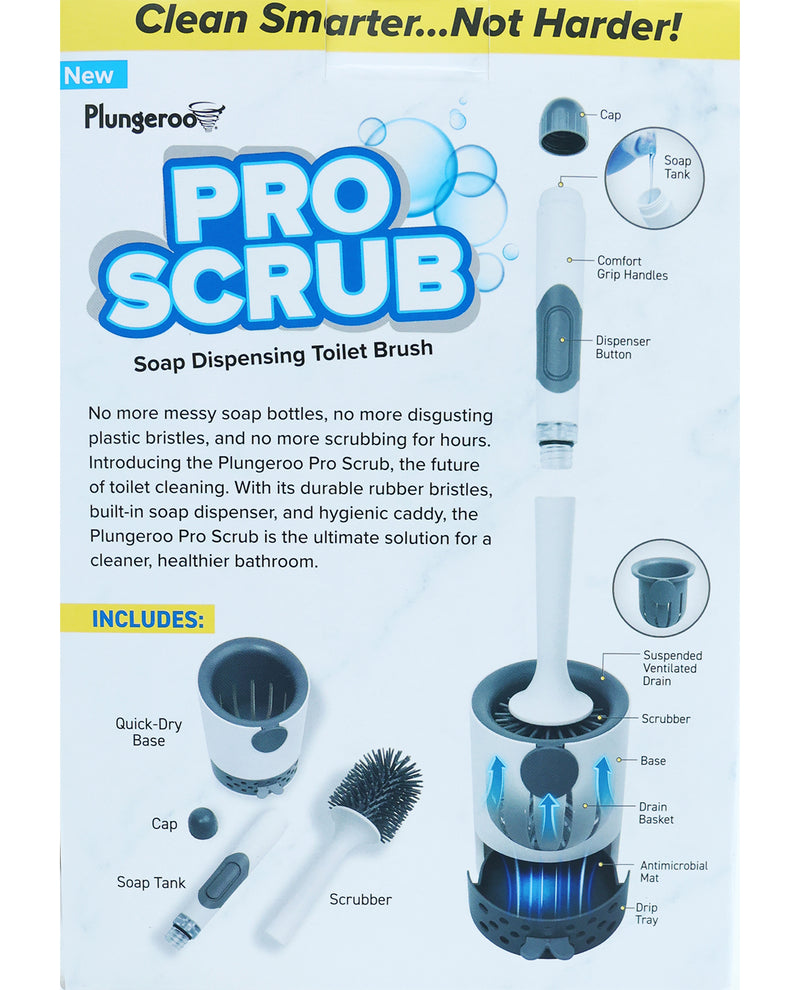 Plungeroo Pro Scrub Soap Dispensing Toilet Brush