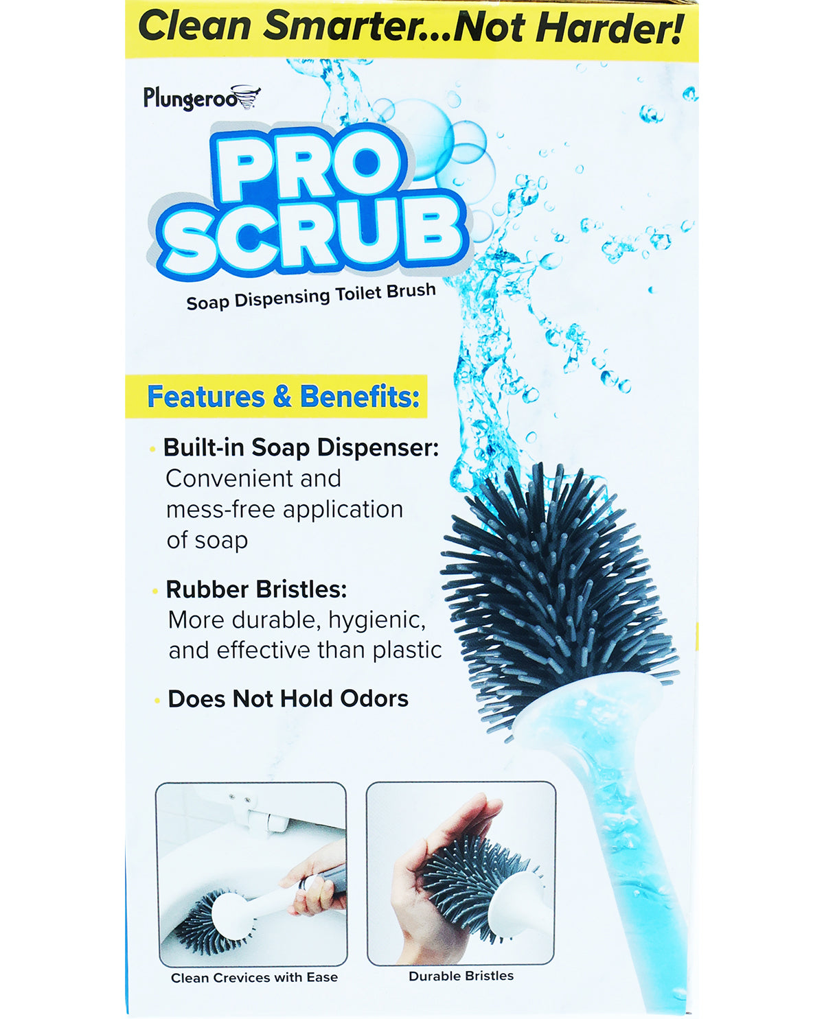 Plungeroo Pro Scrub Soap Dispensing Toilet Brush