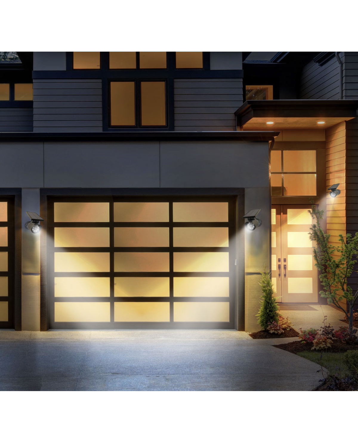 Motion Activated Night Beam Spotlight - 300 Lumens - Black