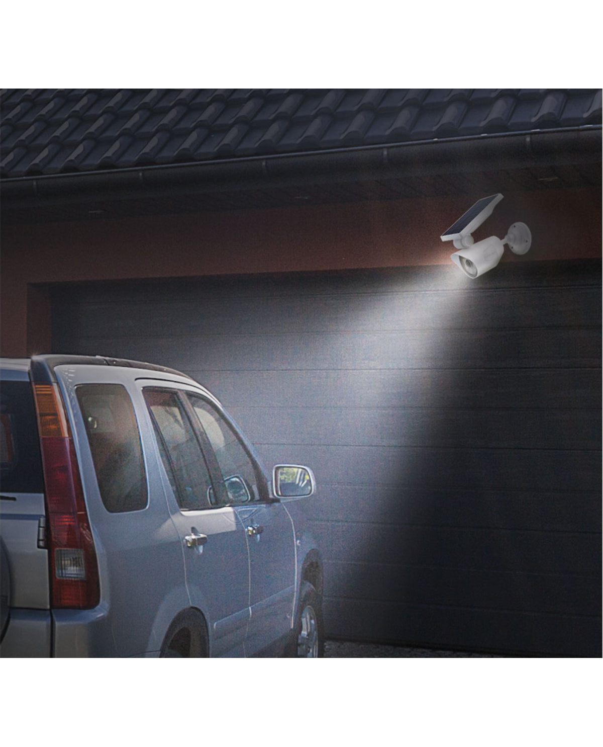 Motion Activated Night Beam Spotlight - 300 Lumens - White