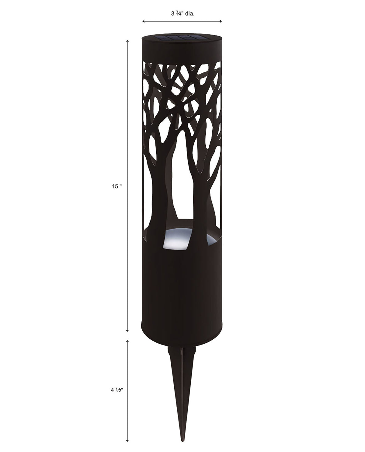 Tree Beam Solar Bollard Stake Light
