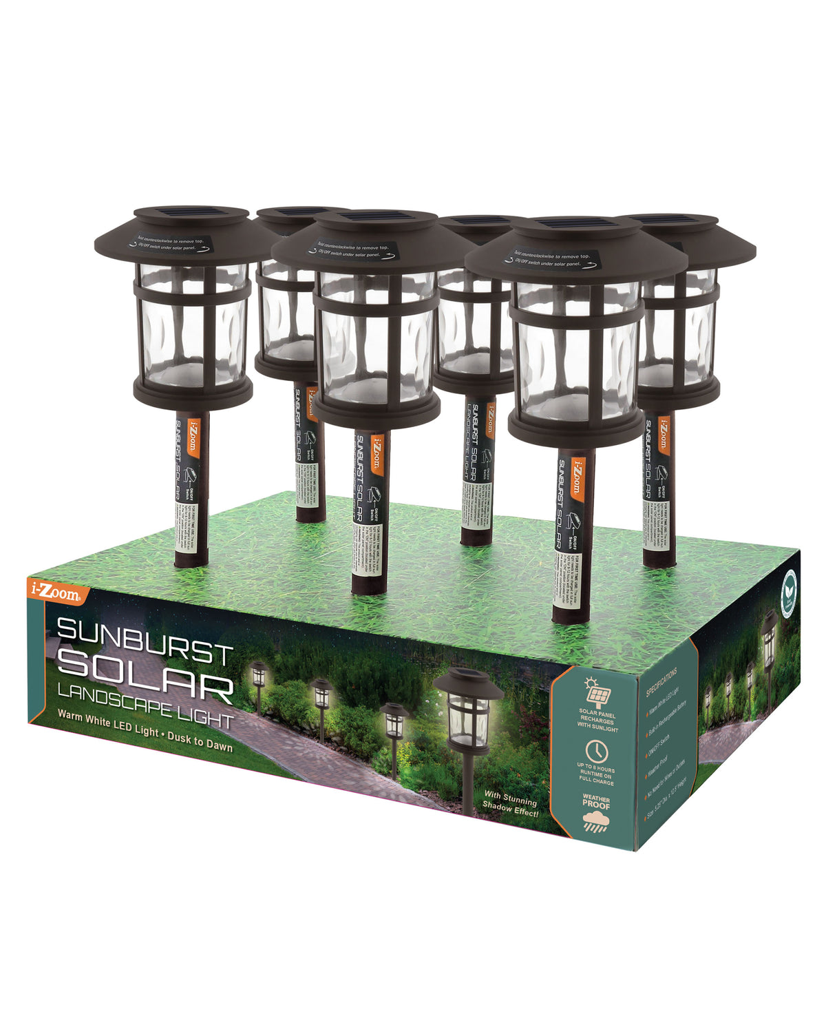 Sunburst Solar Landscape Light