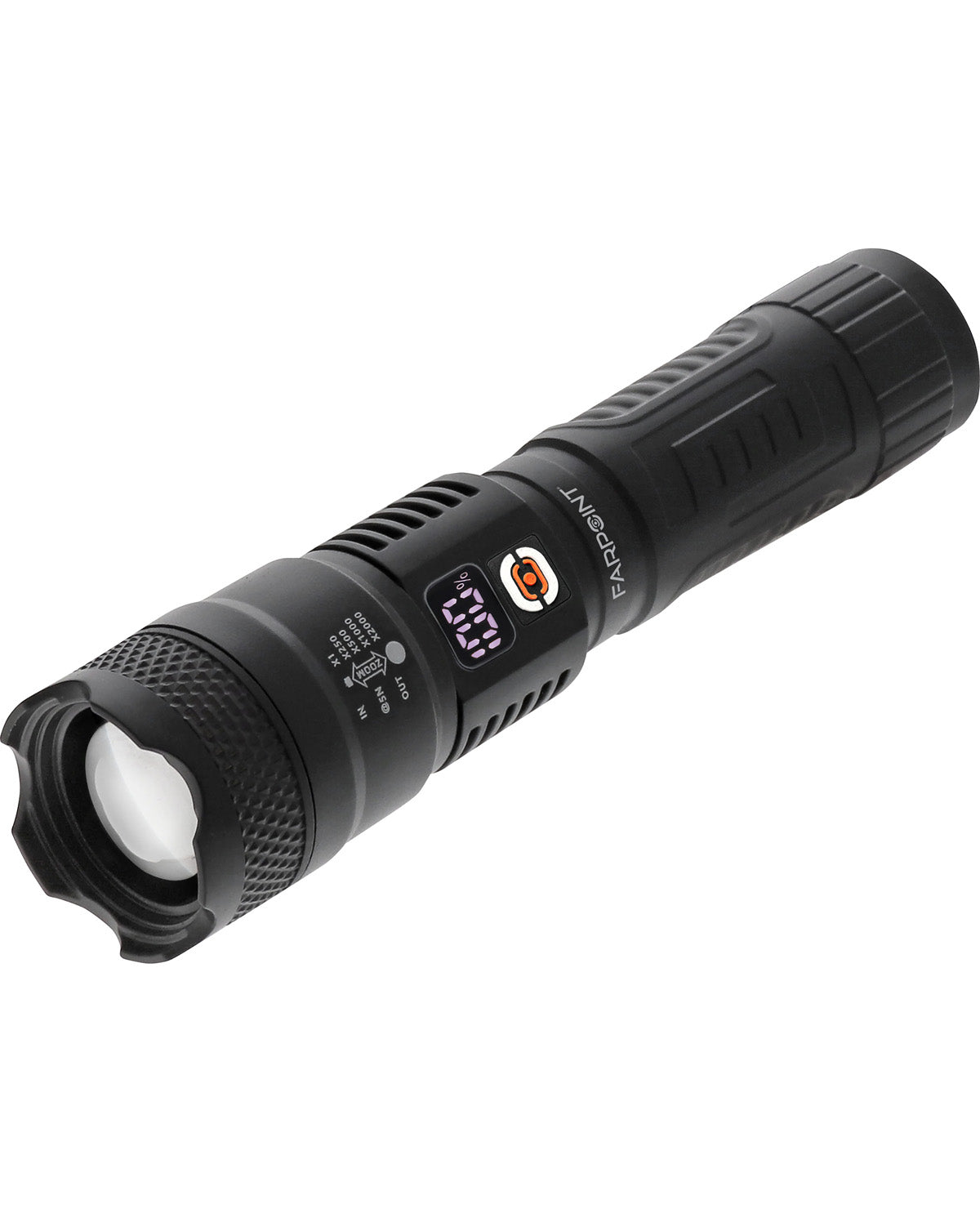 Rechargeable Flashlight with Digital Display