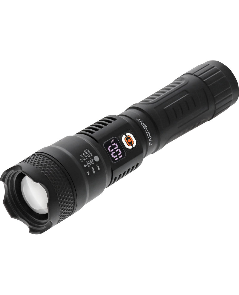 Rechargeable Flashlight with Digital Display