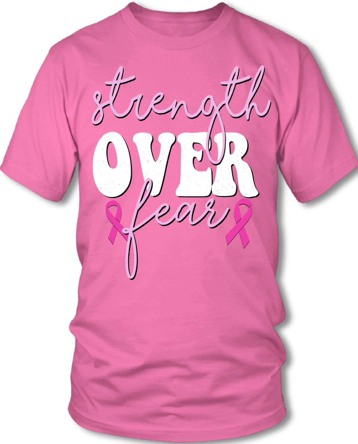 Missy Breast Cancer Awareness Strength Short Sleeve Tee