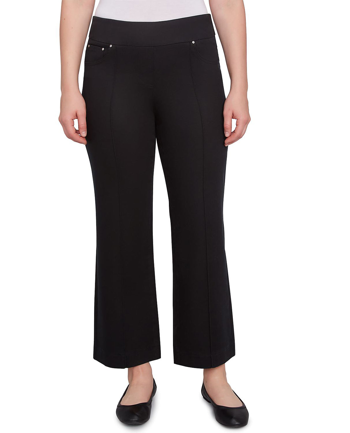 Ruby Road Monochrome Moment Denim Wide Leg Pant