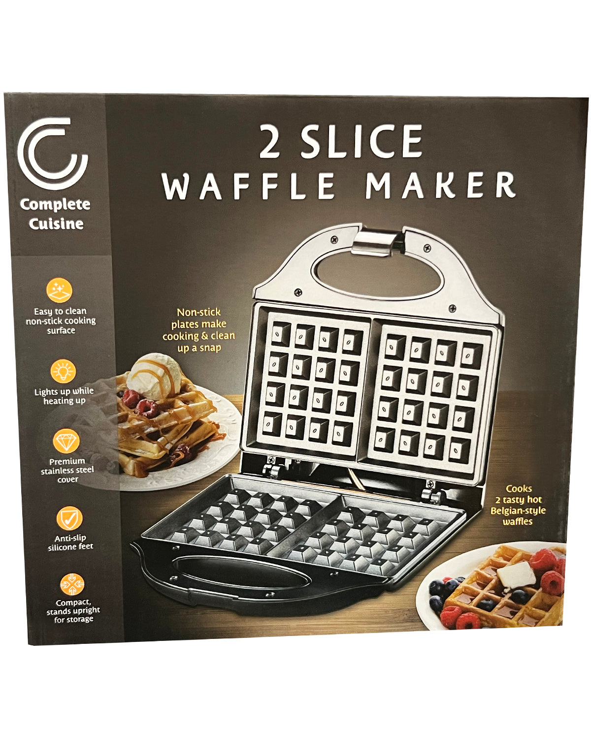 CC Two-Slice Waffle Maker