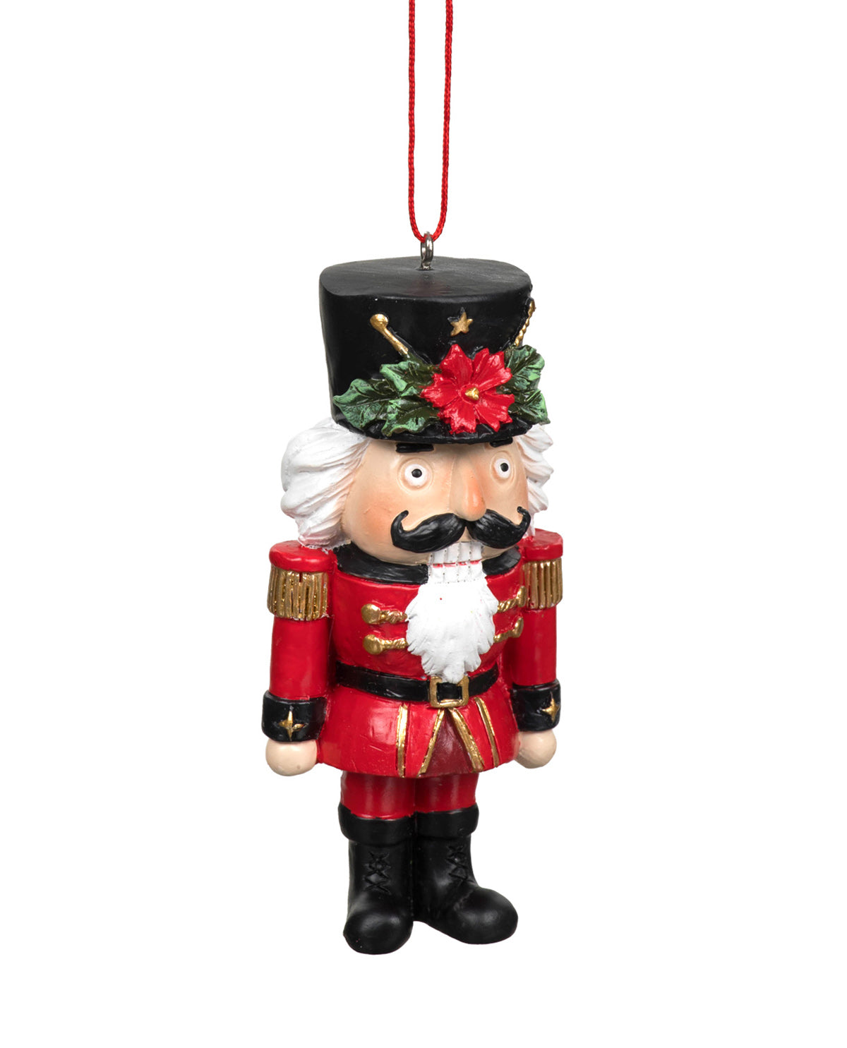 Merry Christmas Nutcracker Resin 3" Ornament