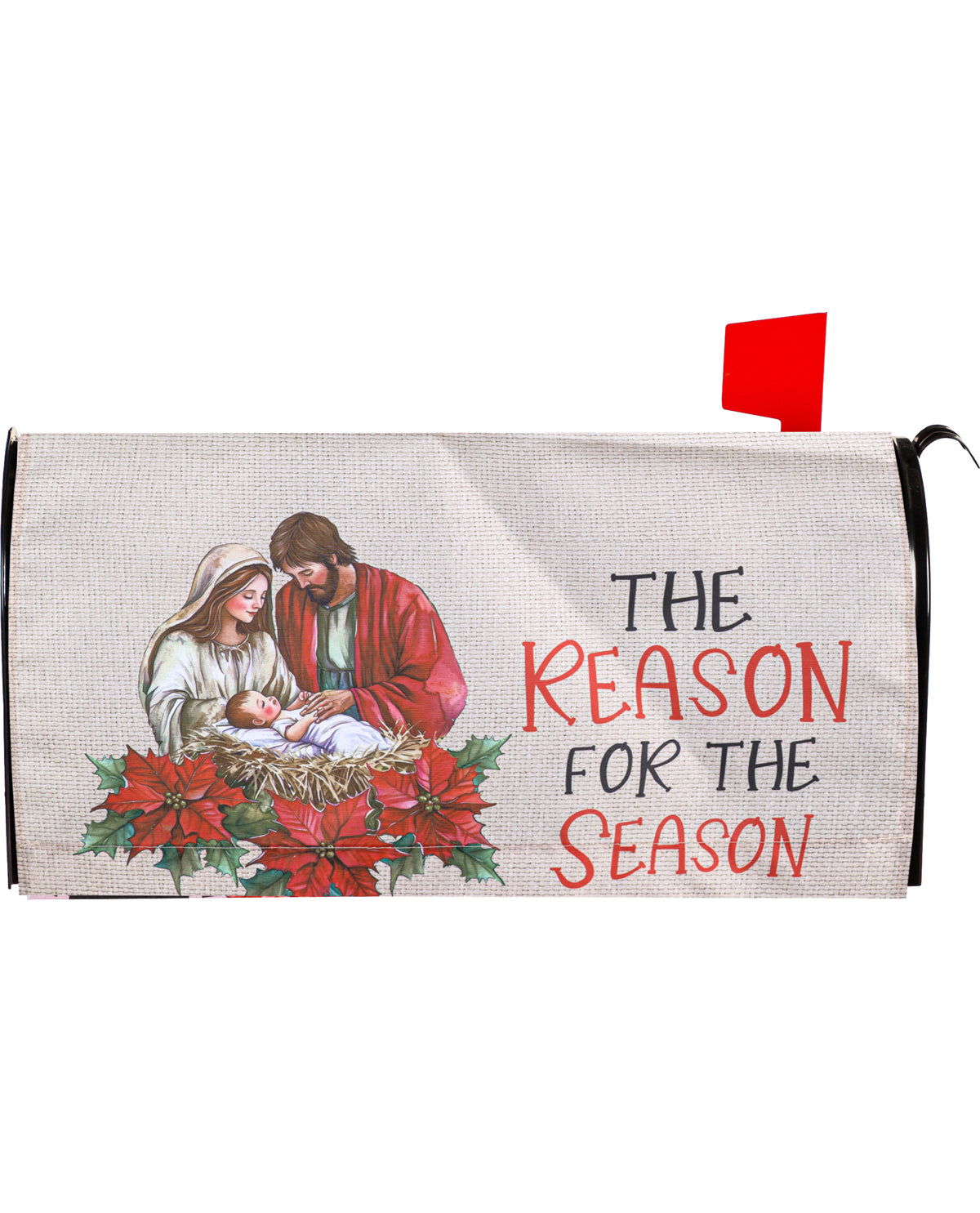 The Reason for the Season Mailbox Cover