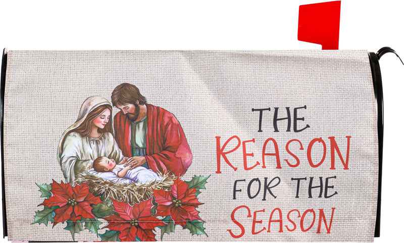 The Reason for the Season Mailbox Cover
