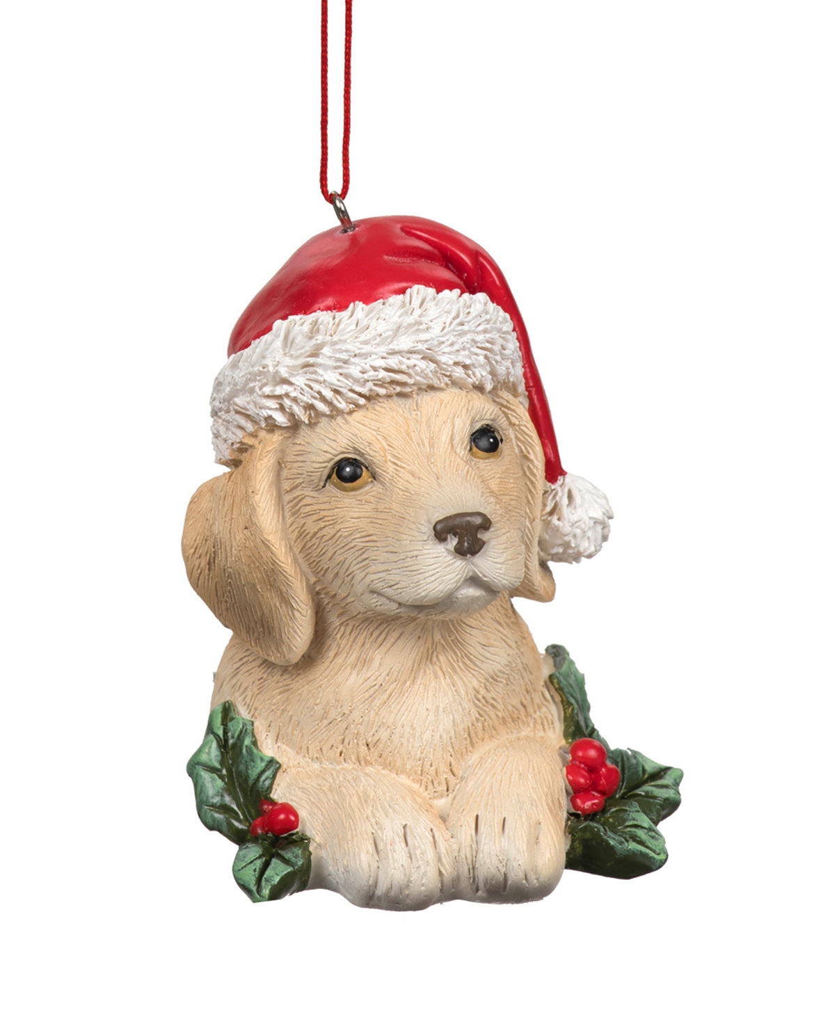 Believe In Santa Paws 3" Resin Ornament