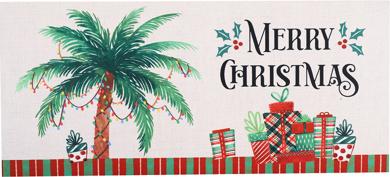 Christmas Palm Tree Sassafras Mat