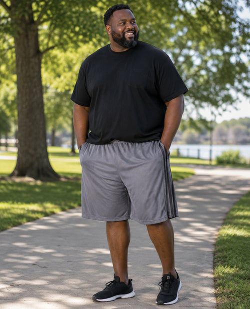 Real Essentials Big & Tall Mesh Shorts