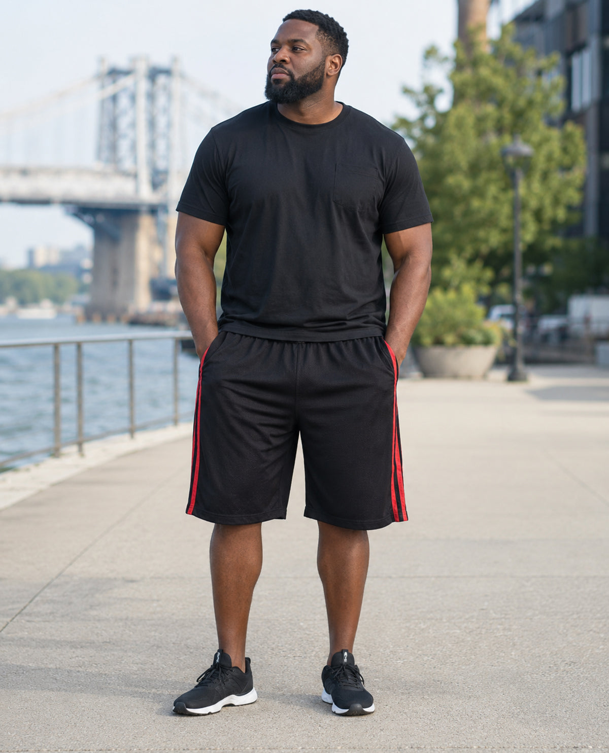 Real Essentials Big & Tall Mesh Shorts