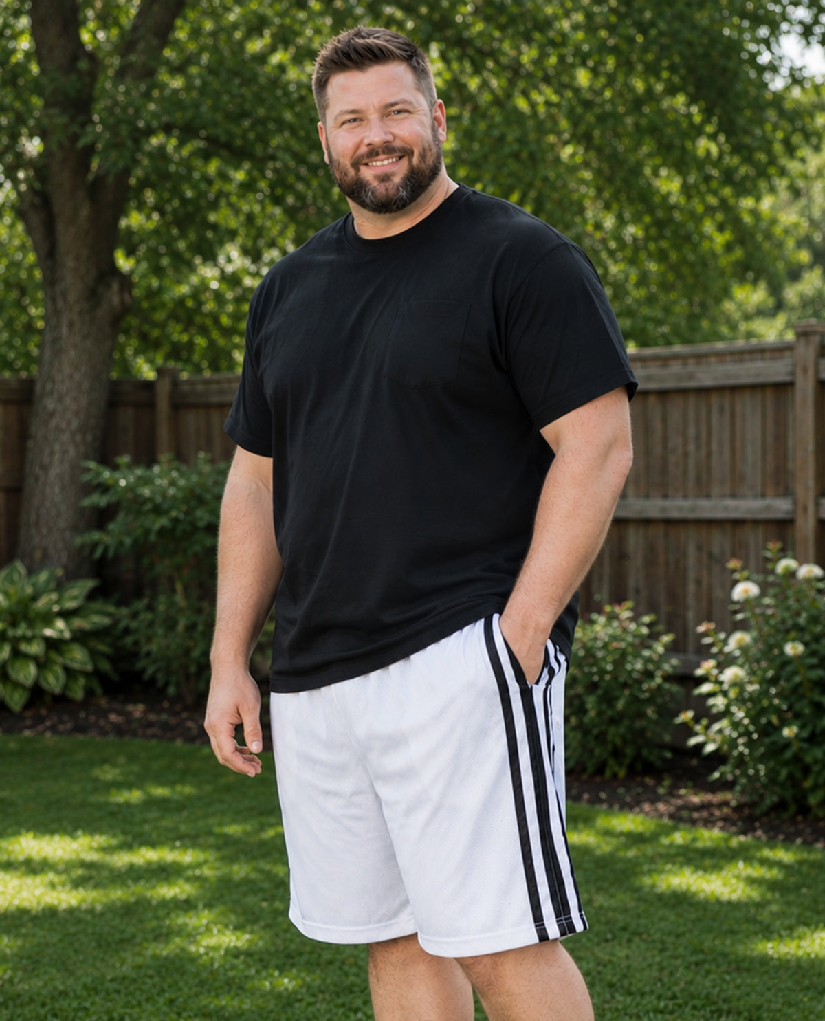 Real Essentials Big & Tall Mesh Shorts