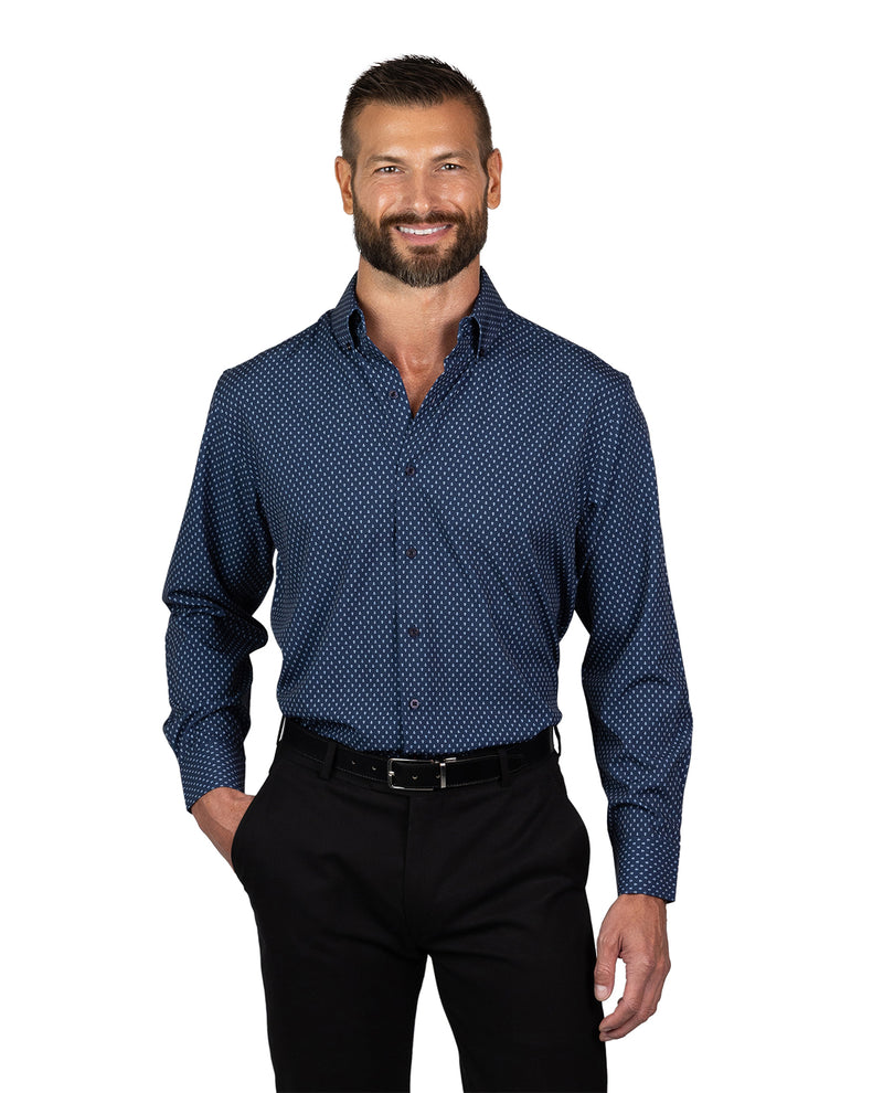 Nautica Men's Navy Anchor Long Sleeve Super Shirt