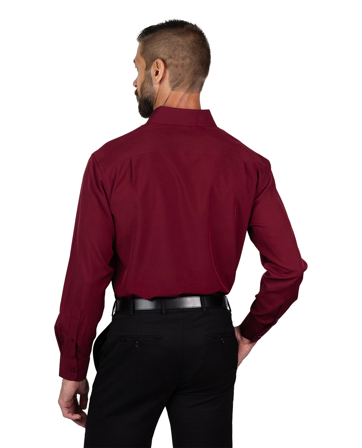 Nautica Men's Burgundy Long Sleeve Super Shirt