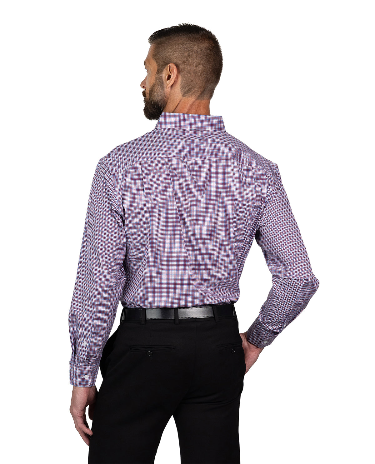 Nautica Men's Burgundy & Navy Long Sleeve Super Shirt