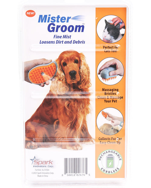 Mister Groom: 3-N-1 Detangling, Misting, & Pet Grooming Tool