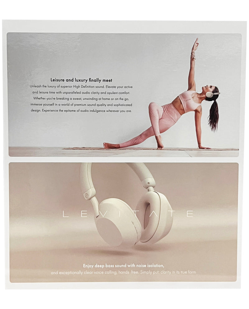 Levitate HD Wireless Headphones - Sand