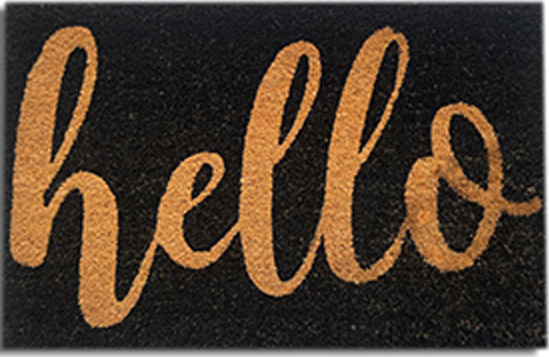 "Hello" Coir Mat