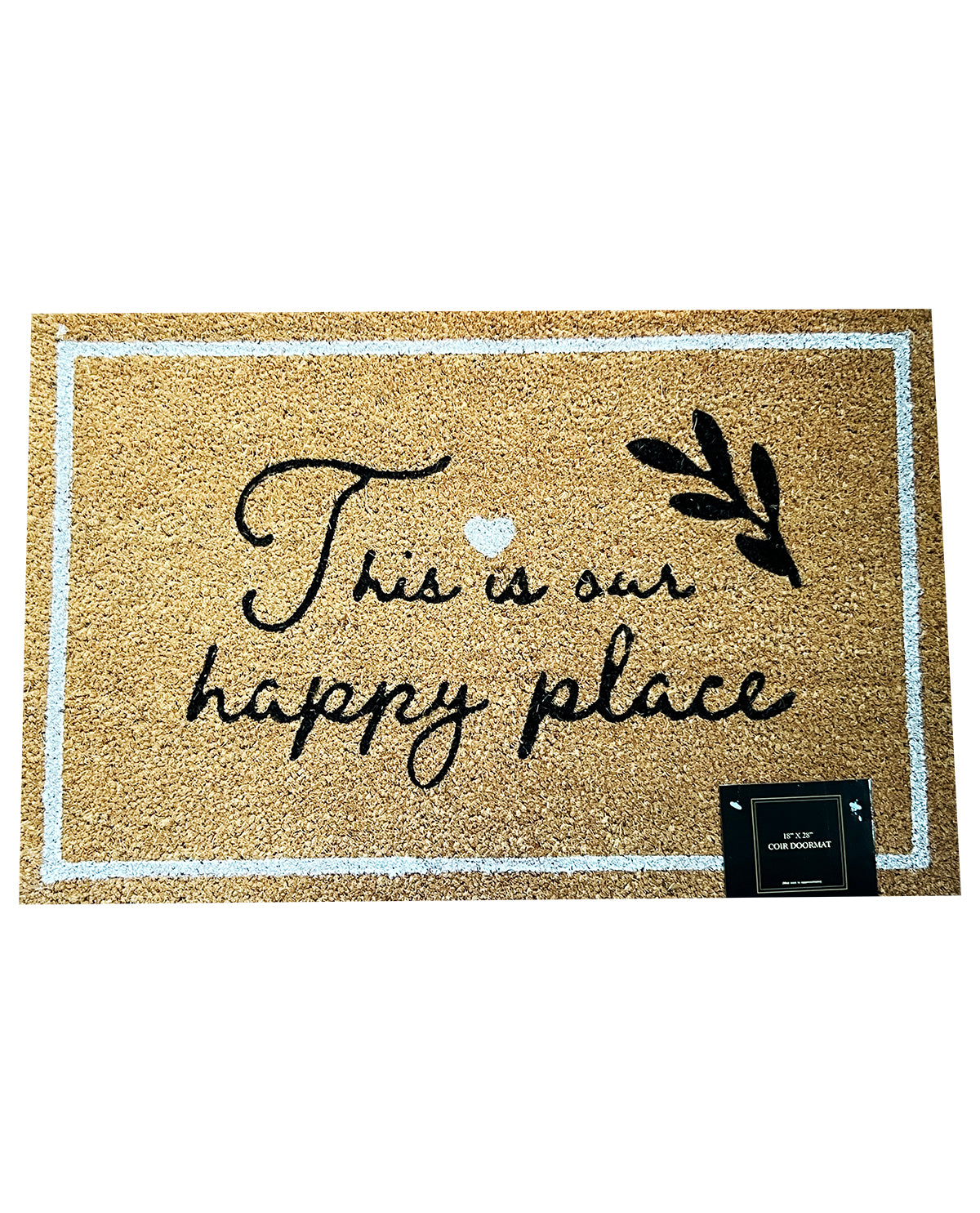 Happy Place Coir Mat
