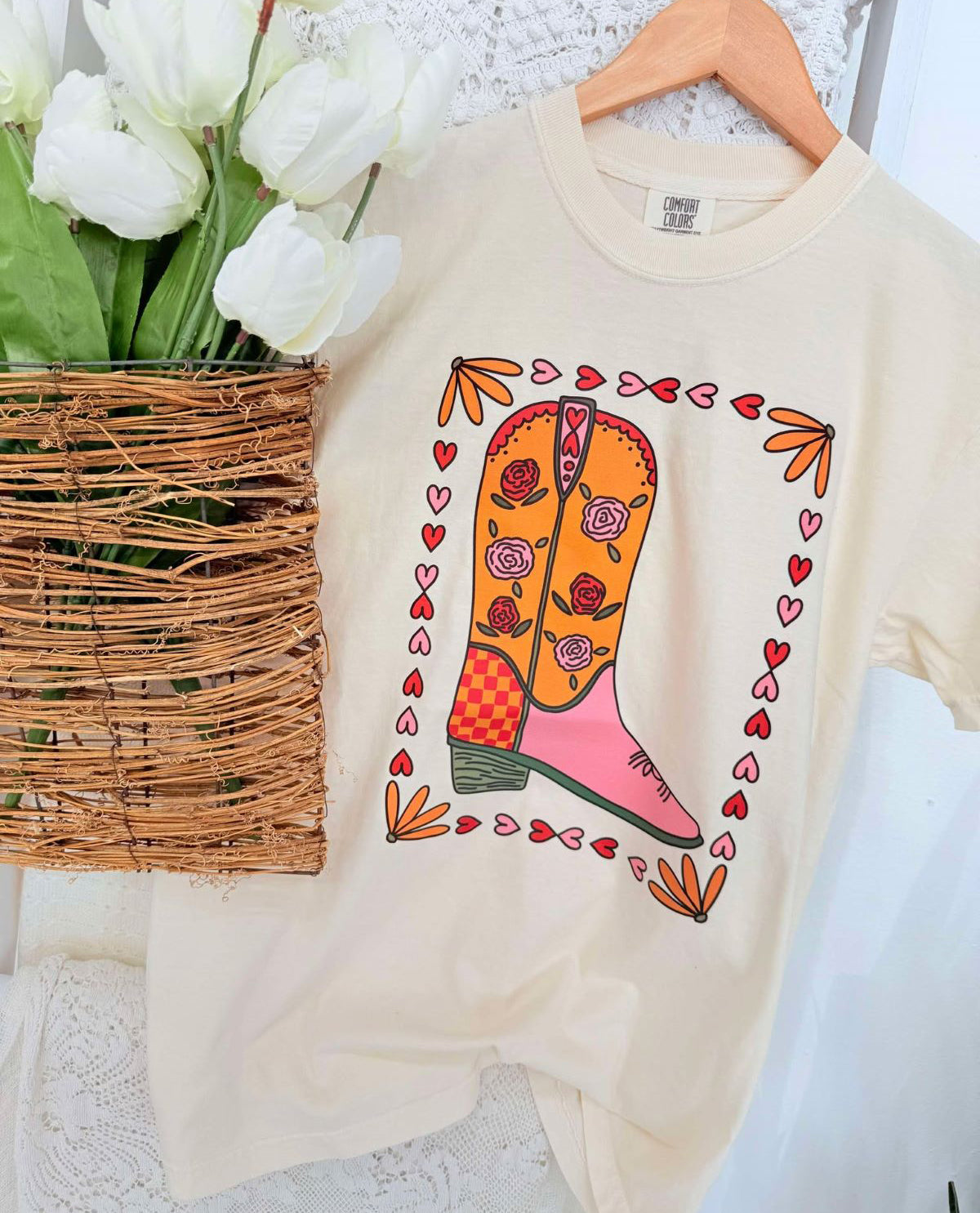 New Multi Boot Short Sleeve T-Shirt