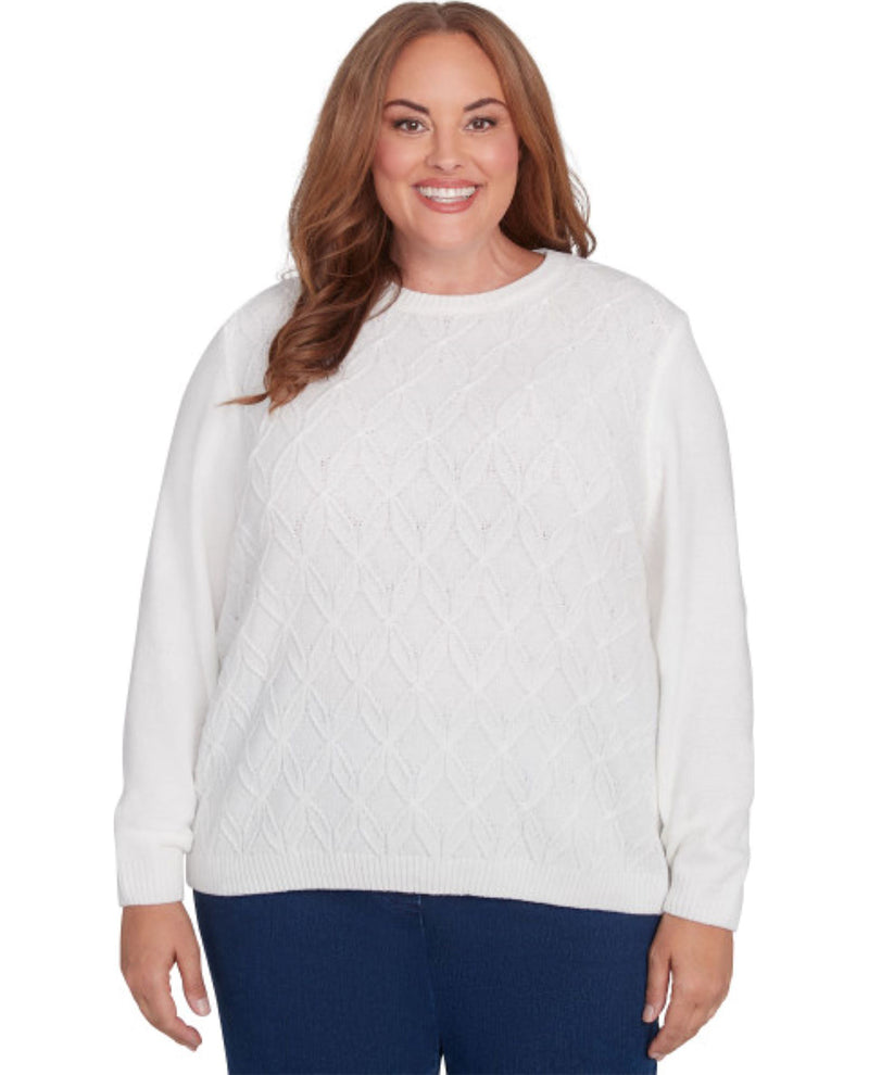 Alfred Dunner Women's Classic Sweater