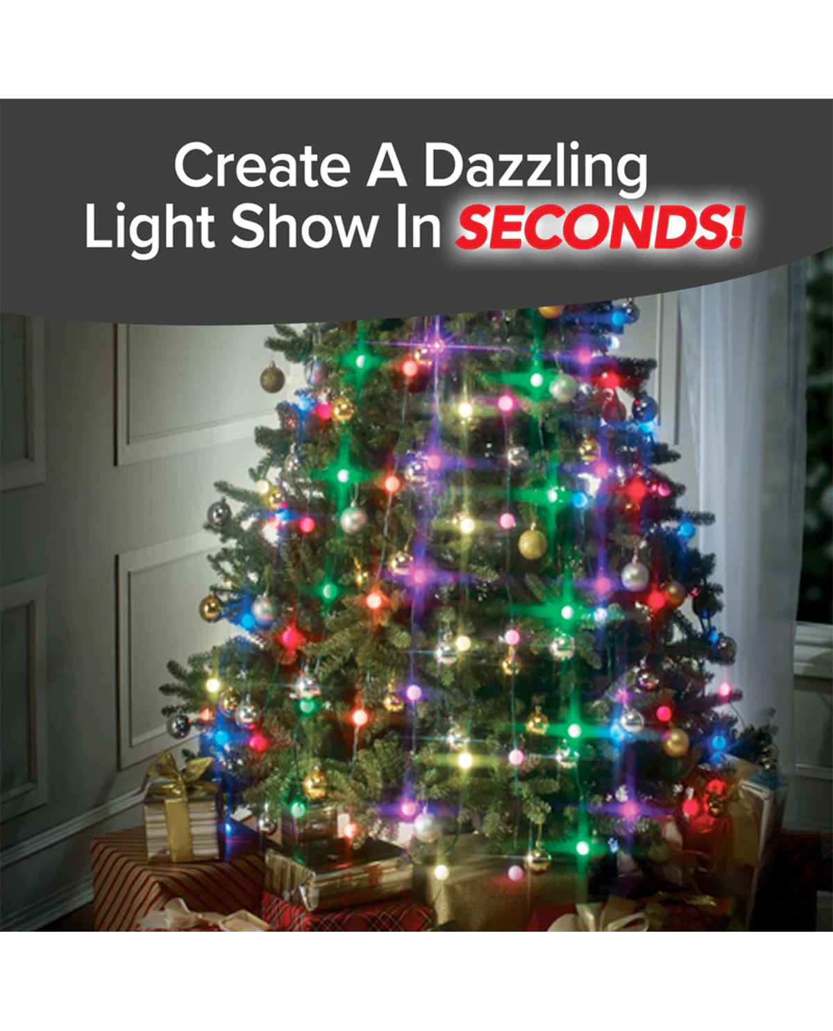 Star Shower Merry Balls Animated Christmas Tree Lights