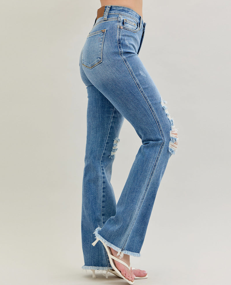 Judy Blue High Waist Destroy Bootcut Jeans