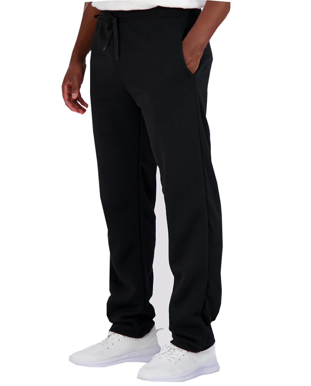 Men's Real Essentials Open Bottom Fleece Pant