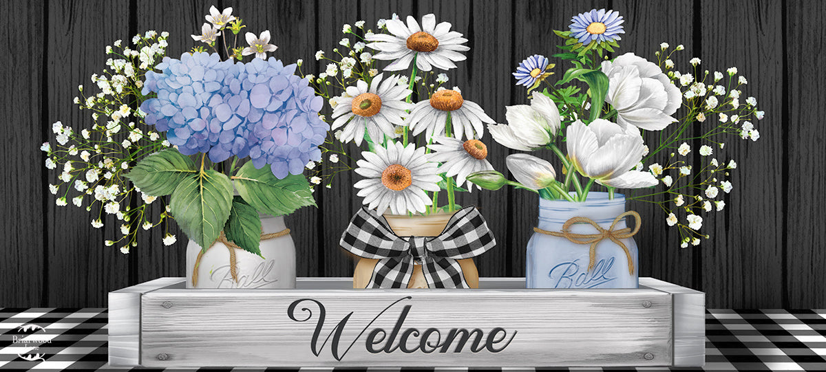 Crated Mason Jars Mini Mat