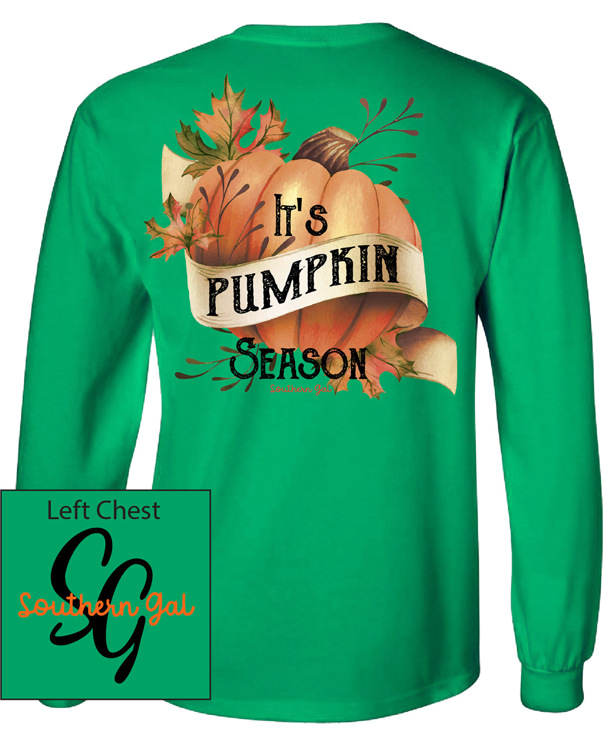 Southern Gal Missy Season Long Sleeve Screen Graphic T-Shirt