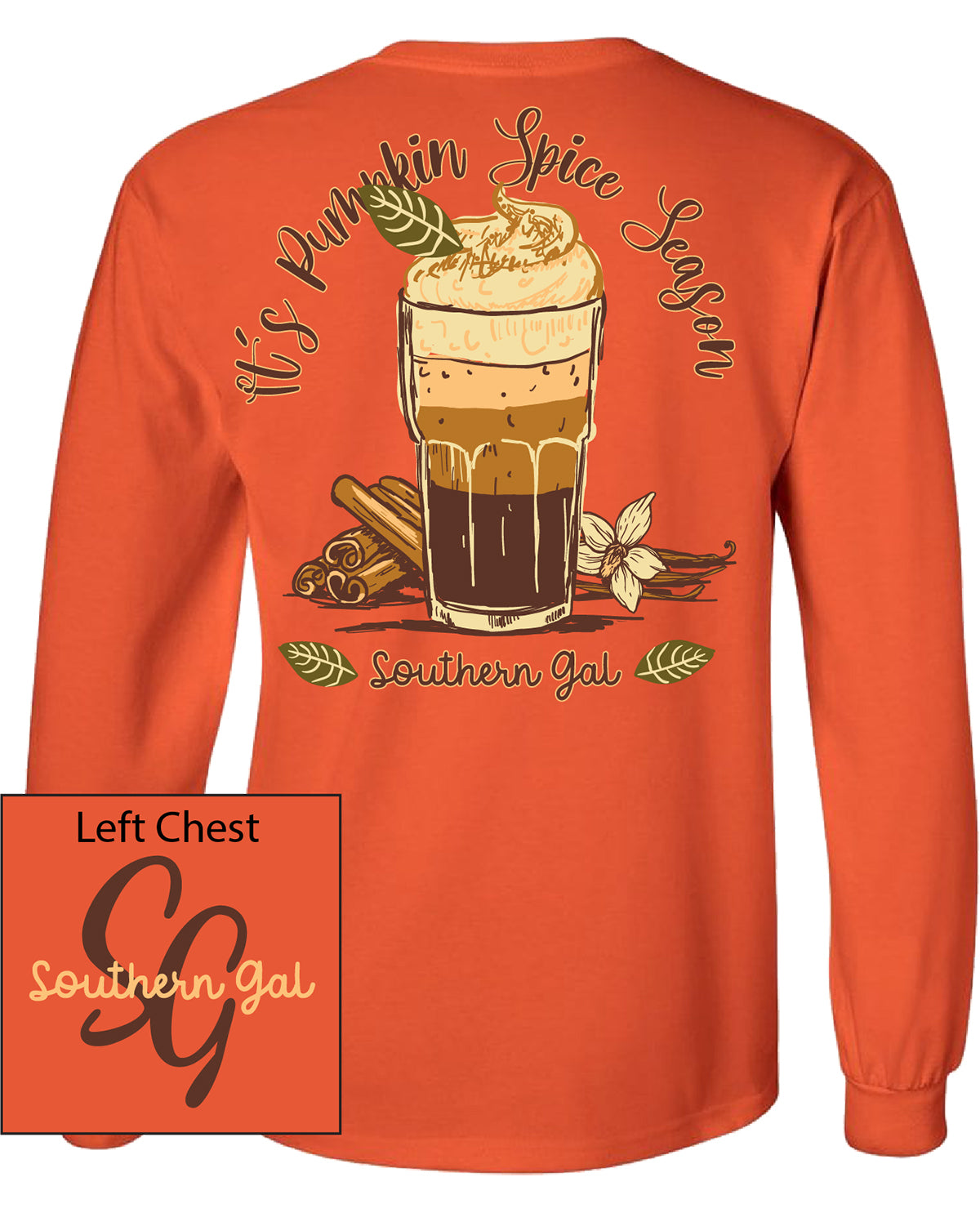 Southern Gal Missy Spice Nice Long Sleeve Graphic T-Shirt