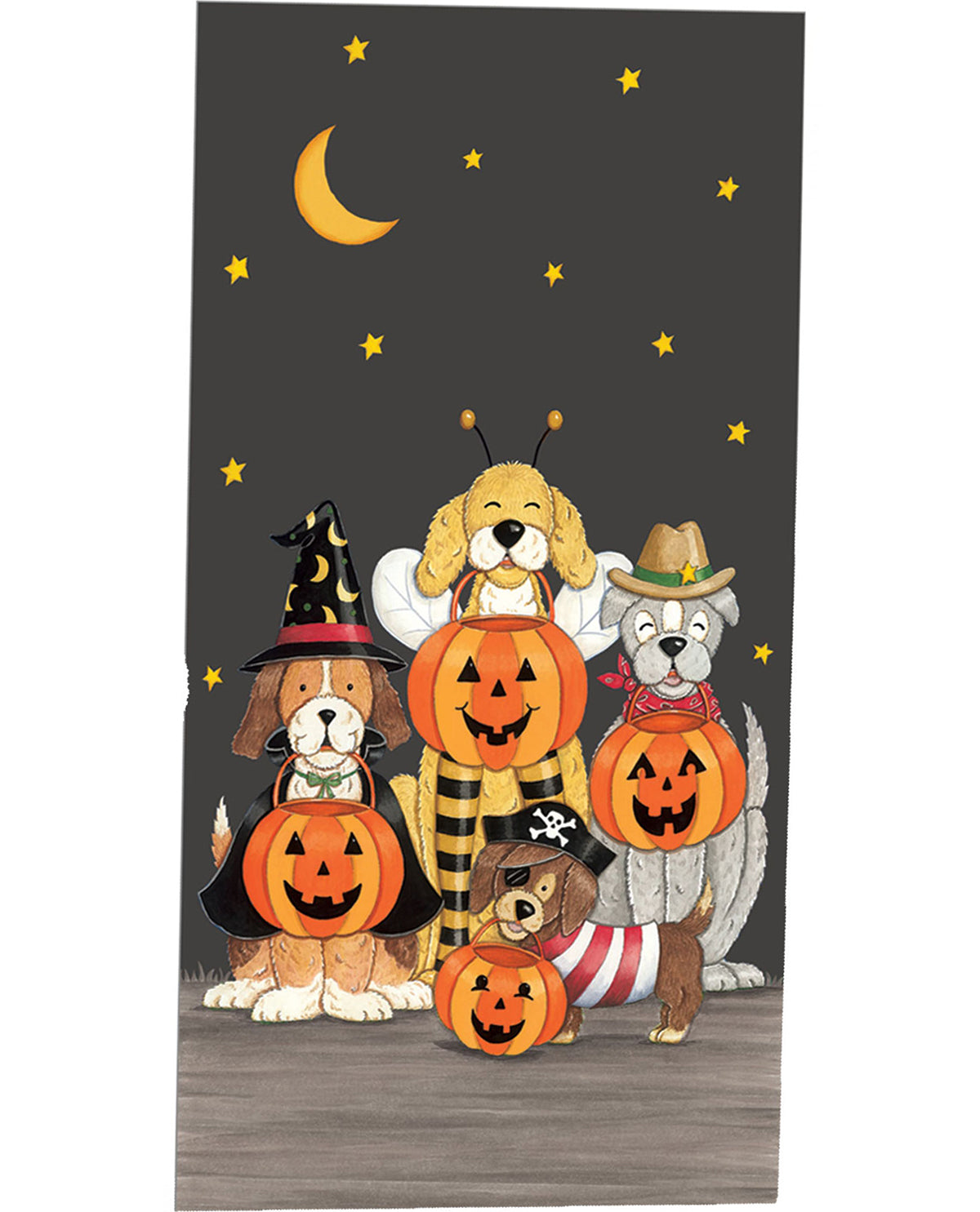 Kay Dee Designs Halloween Pups Terry Kitchen Towel