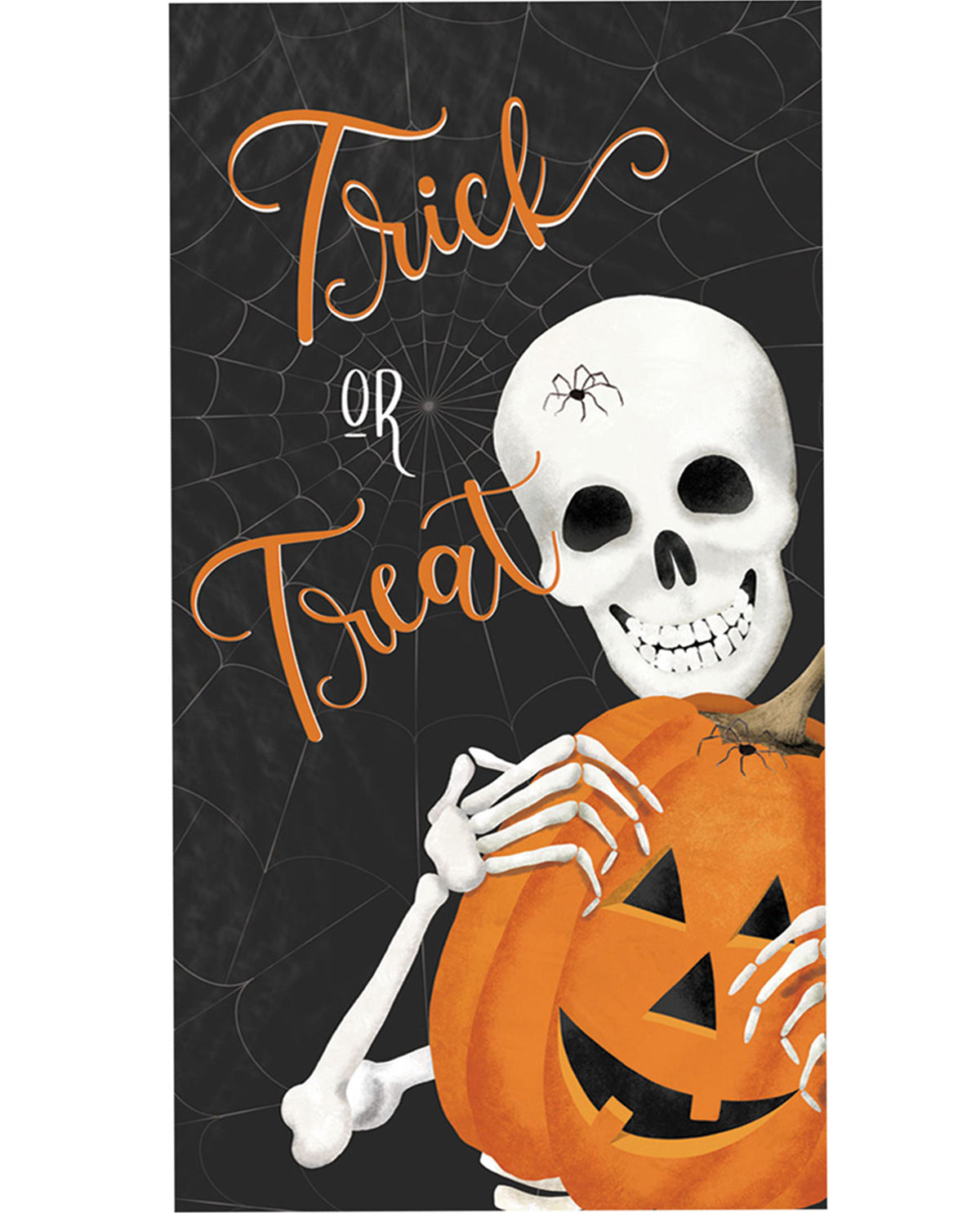 Trick Or Treat Skeleton Decorative Kitchen Towel