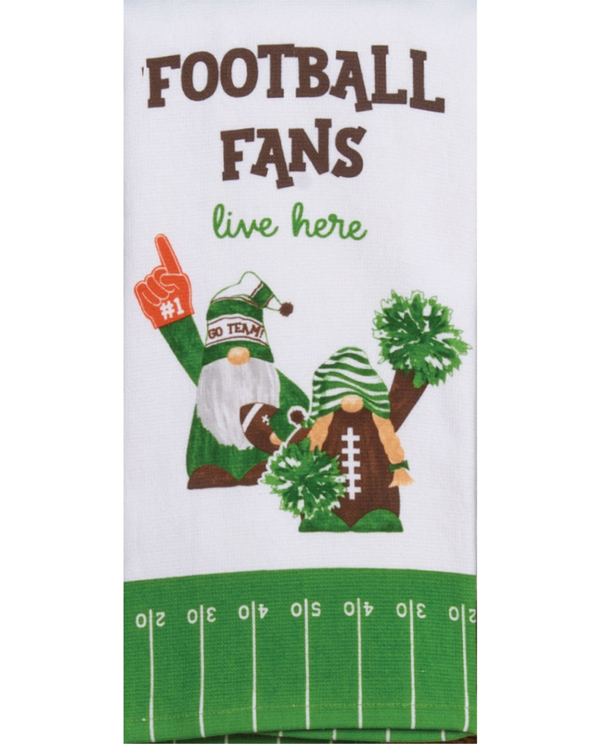 Football Fans Dual-Purpose Decorative Kitchen Towel