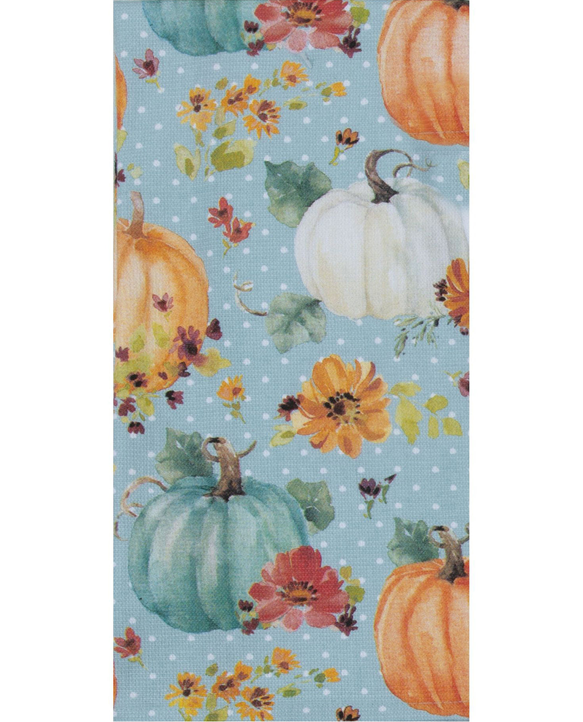 Autumn Joy Pumpkin Toss Dual-Purpose Decorative Kitchen Towel