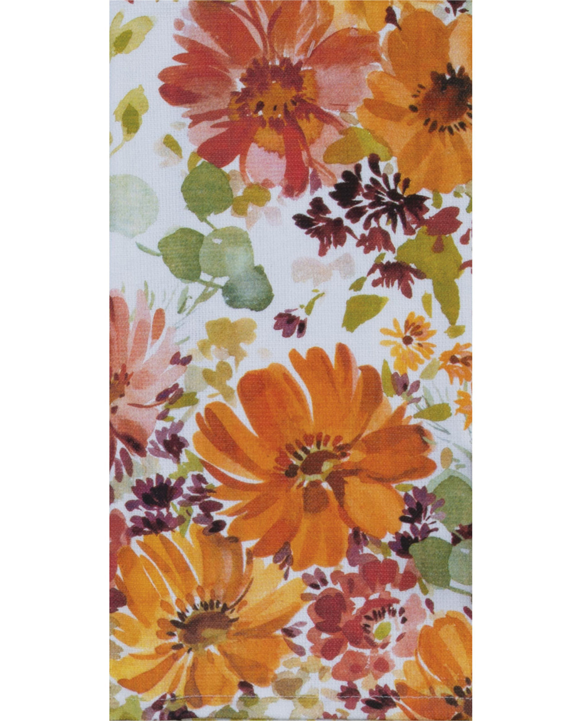 Kay Dee Designs Autumn Floral Toss Dual-Purpose Kitchen Towel