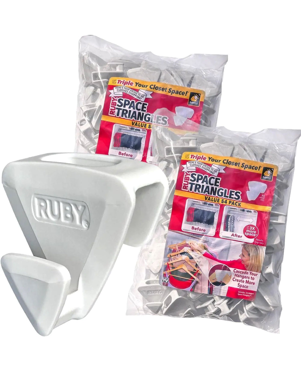 White Ruby Space Triangles Value Pack