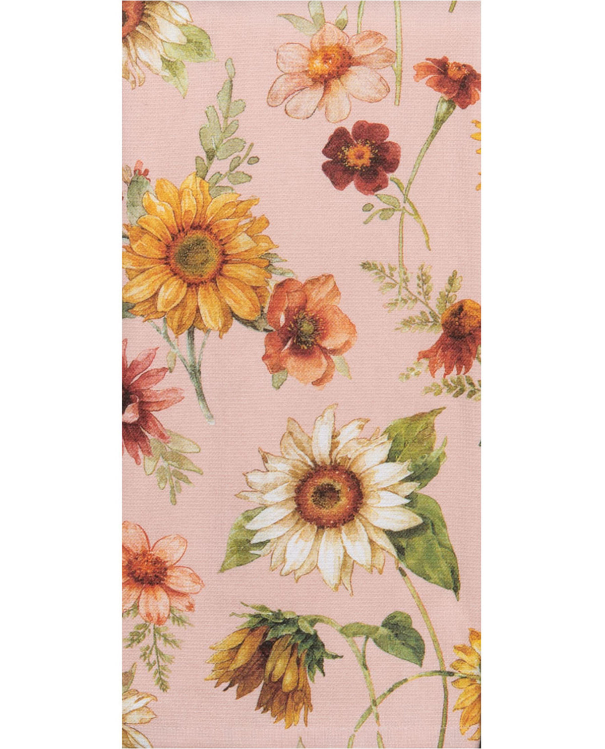 Sunflower Whispers Floral Toss Dual-Purpose Decorative Kitchen Towel