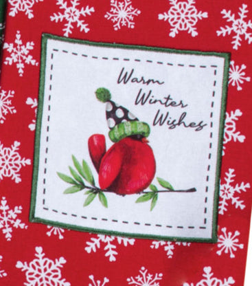 Playful Cardinals Assorted Decorative Holiday Kitchen Towel