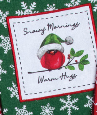 Playful Cardinals Assorted Decorative Holiday Kitchen Towel