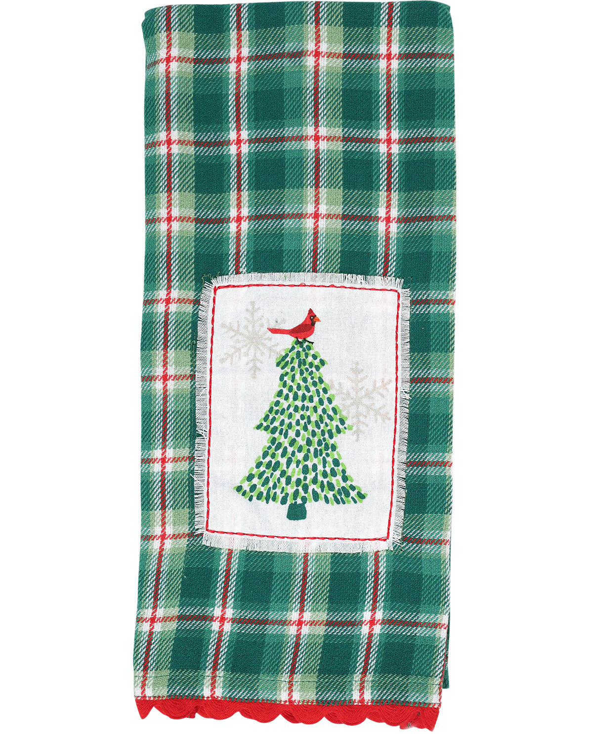 Woodland Walk Christmas Tree Dish Towel