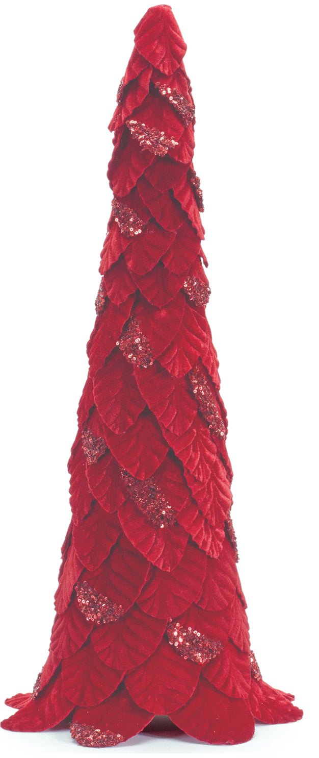 Red Holiday Tree Tabletop Decoration - 25.5"