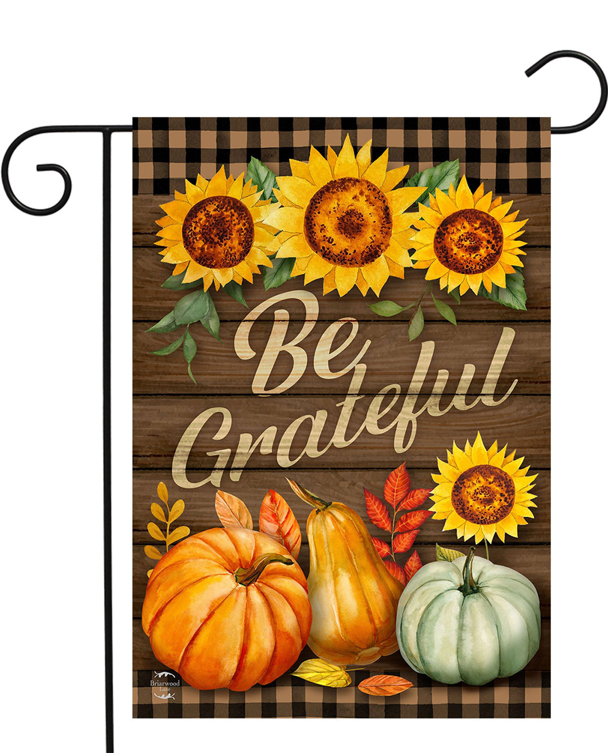 Be Grateful Autumn Garden Flag