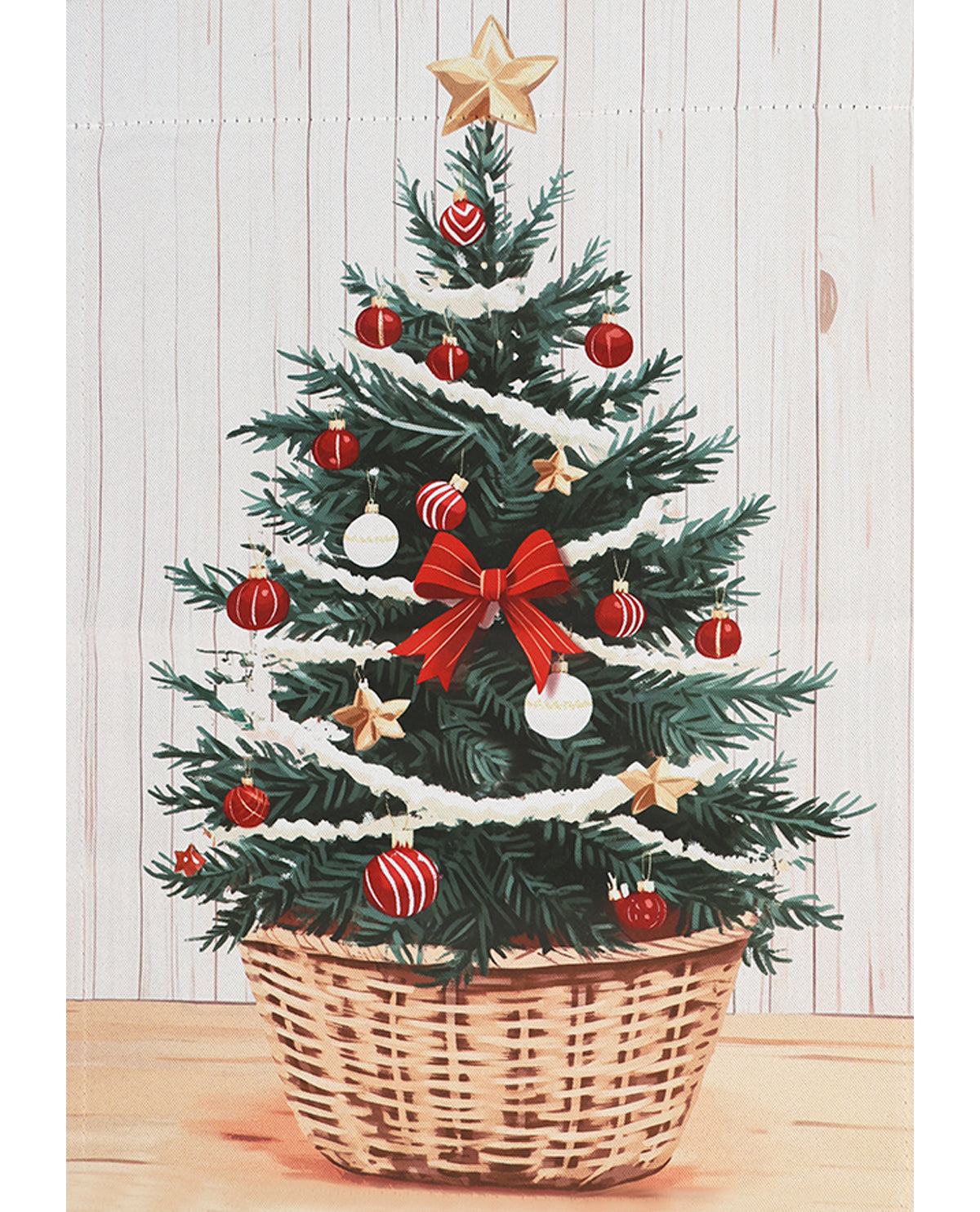 Cmas Tree Suede Garden Flag
