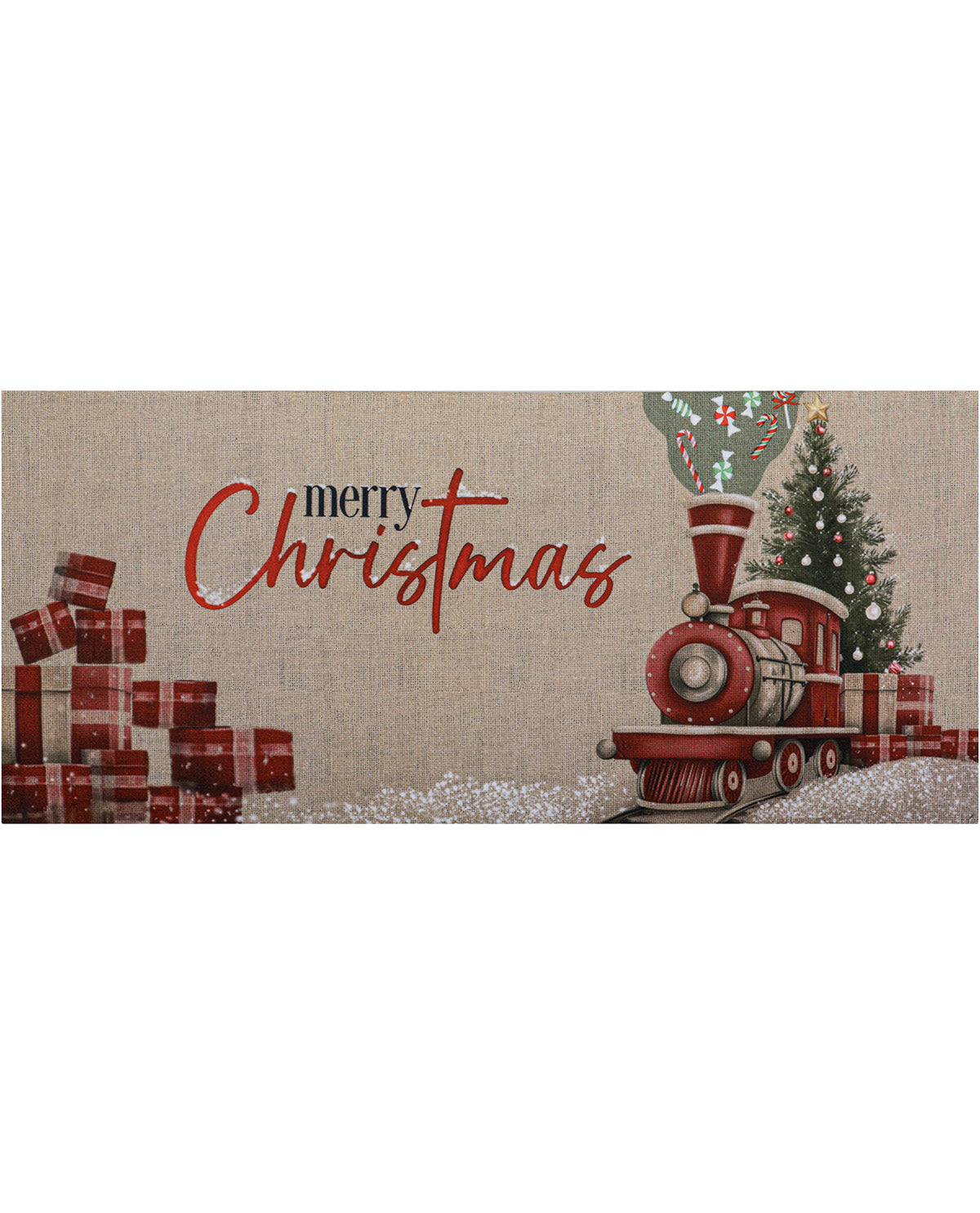Evergreen Merry Christmas Train Sassafras